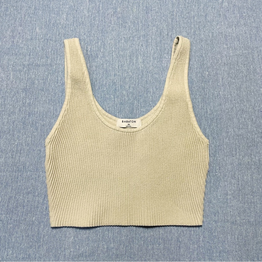 Aritzia Babaton Sculpt Knit Tank Top Size XS